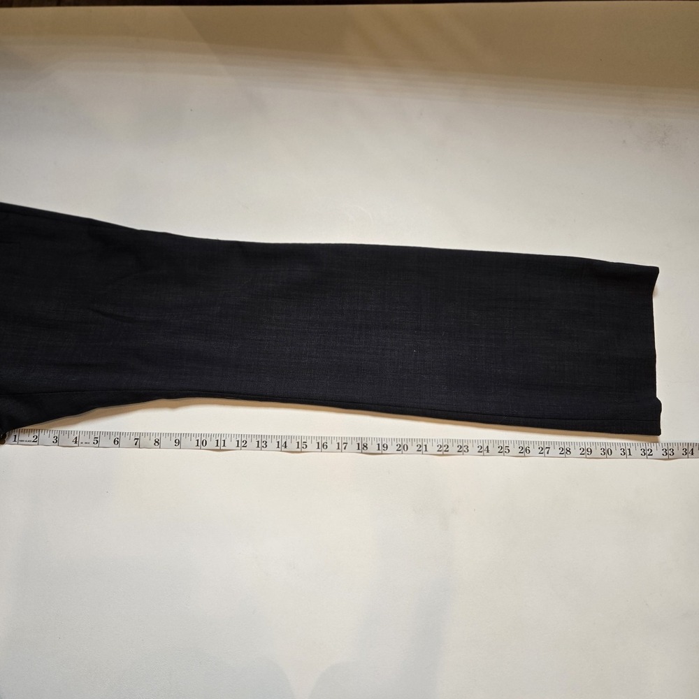 Banana Republic Jackson Fit Dress Pants Size 4 Womens Wool Lined Black - Picture 5 of 11